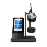 Yealink WH66 Dual UC DECT Wireless Headset,UC Workstation,HDVoice, 2-Mic Noise Cancellation Adjustable, Leather Ear Cushions,Teams&Zoom Certified