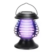 Solar Mosquito Killer Lamp Insect Catcher Fly Bug Pest Zapper Trap LED UV Mozzie