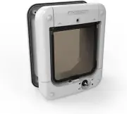 Microchip Activated Cat Flap | for up to 30 Cats, White