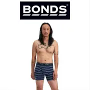 Bonds Mens Guyfront Mid Trunk Soft Seamfree Sides & Functional Fly Opening MWUN