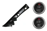 SAAS pillar pod boost/pyro oil/water temp gauges for Mitsubishi Triton MQ MR