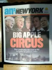 BIG APPLE CIRCUS Clinton Sanders D Trump in NY Votes Battle, BEYONCE tidbit 2016