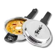 New Vinod Stainless Steel Sandwich Bottom Pressure Cooker, 2 Ltr- Free Postage