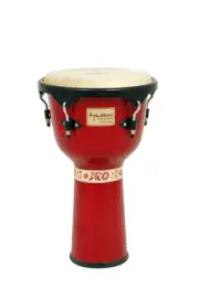 NEW TYCOON PERCUSSION PRO QUALITY ARTIST SERIES RED GLOSS DJEMBE DOUMBEK DRUM