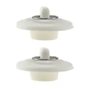 2Pcs Sink Stopper Drain Plug Kitchen Sink Stopper Rubber Drain Stopper with P...