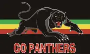 Penrith Panthers Go Panthers NRL Game Day Flag 60 x 90 cm