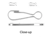 Clasp, Snap Hook, 12 OR 144 Silver Plated Steel 20x6mm Lanyard Hook Clasps *