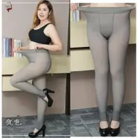 在飛比找ETMall東森購物網優惠-Plus size Warm See Through Leg