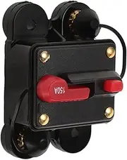 SWOOMEY Car Insurance Power Supply Wired Car Phone Holder Charger Marine Circuit Breaker Network Cable Tester Short Circuit Vacuum Parts Circuit Breaker for Boat Bakelite Black