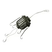 Long lasting ABS Fishing Bait Holder with Six Strong Hooks for Carp Tackle