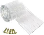 Dog Cat Door Insulated Replacement Strips Plastic Strips DIY 8" x 16' x .08" X0