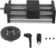 CNC Linear Motion Rail Guide, 10mm+ 100mm Stroke High Precision Ball Screw Linear Stage, Slide Linear Stage Actuator Cross Sliding Table for DIY CNC Router, Engraving Machine