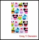 NEW Disney Cupcake Towel Minnie Mickey Daisy Donald Goofy Pluto Christmas