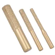 1pc Brazed-Diamond Router Bit Straight Shank Engraving Machine Tool For Marble