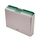4pc Joseph Joseph Editions Folio Colour Coded Chopping Board Set w/ Case Sage