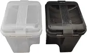 Spare Clean Water Tank, Dirty Water Tank, Compatible for ECOVACS DEEBOT X2 Combo / X2 Combo Complete, Robot Vacuum Cleaner Replacement Part(Set 01)