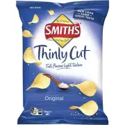 Smiths Thinly Cut Original Potato Chips Pack 175g