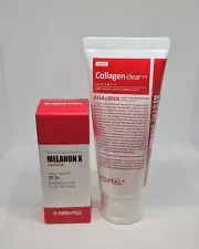 MEDIPEEL Red Lacto Collagen Clear 2.0 100ml+ Melanon X Ampoule 30ml K-beauty