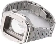 [VEVEL] Latest Stainless Steel for Apple Watch Band 44mm Metal Strap for IWatch Series 8 7 6 SE 5 4 44mm Noble Metal Luxury Watchband