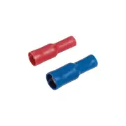Narva Red Female Insulated Bullet Terminals Wire Size 2.5-3mm Pack Of 12