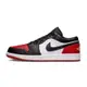 Air Jordan 1 Low "Bred Toe" 黑紅腳趾 男鞋 553558-161