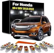 Vehicle LED Interior Map Dome Light Lamp Kit, For Honda BR-V BRV 2016 2017 2018 2019 2020 2021 2022 Car Accessories