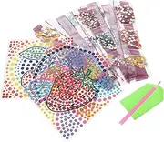 JOINPAYA 1 Set Diamond Art Craft Kits for Portable DIY Window Decoration Supplies Creative Art for Ages Lightweight Safe Crafting Experience