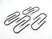 Suspension Leaf Spring Crown U Bolt Clip Set Of 8 For Willys Jeep