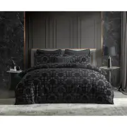 Davinci Imperial Black Quilt Cover Set-King