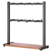 16-Hook Coffee Mug Rack with Wood Base for Space-Saving Storage