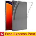 Samsung Galaxy Tab S9+ 12.4" Transparent Premium Clear TPU Gel Case by MEZON