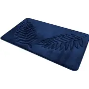 Memory Foam Bath Rugs Leaf Bath Mat Non-Slip Strong Water Absorbent2514