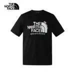 THE NORTH FACE U V-DAY SS TEE 男女短袖上衣-黑白-NF0A88FXJK3