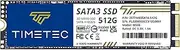 Timetec 512GB SSD 3D NAND TLC SATA III 6Gb/s M.2 2280 NGFF 256TBW Read Speed Up to 550MB/s SLC Cache Performance Boost Internal Solid State Drive (512GB)