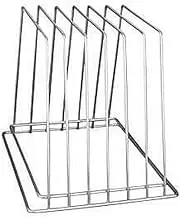 Trenton Chrome Cutting Board Rack 6 Slot