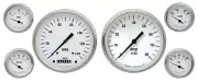 Classic Instruments White Hot Series WH51SLF 6 Gauge Set Speedo Tach Fuel Oil