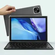 Tablet 10.1 Inch Android 14 OS Pad, 2in 1 Pad with Keyboard, Mouse, Case, Stylus