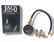 JACO BikePro Presta Tire Pressure Gauge 60 PSI - with Interchangeable Schrade