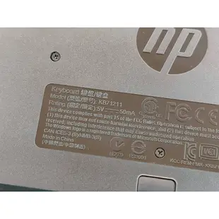 全新盒裝 HP 惠普 KB712112 USB 接頭 英文 薄膜 孤島式 巧克力 鍵盤