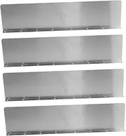 TEHAUX 4pcs Rain Gutter Diverter Splash Guards Durable Roofing Guards for Various Roof Angles Easy Installation Rainwater Control Protects Exterior Walls from Splashing
