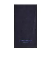 Stone Island Terry Beach Towel One size blue