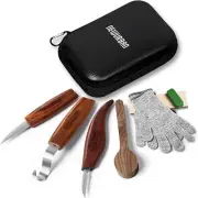 Wood Carving Tools Set-Woodworking Kit with Hook Carving Knife-Whittling Cut
