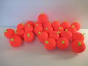 24 2" FISHING BOBBERS Large Round Ball Floats Weighted Foam Snap on Float Choice