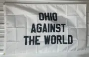 Ohio Against The World Flag FREE SHIPPING 5 Browns Osu Dorm Room Sign USA 3x5'