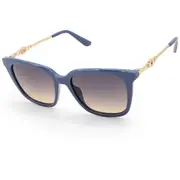 Guess Shiny Dark Blue/Smoke Gradient Women's Fashion Sunglasses GU7886 92B