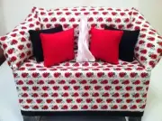Lady Bug Tissue Box Cover Handmade