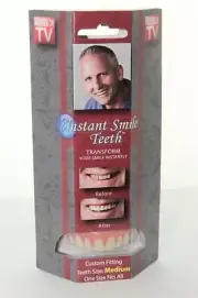 Instant Smile Teeth DELUXE MEDIUM TOP VENEERS Dr. Bailey's Cosmetic Oral Acrylic