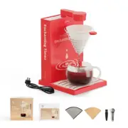 Icafilas Portable Coffee Machine 2 in 1 Tea&Coffee Powder Drip Electric Pour ove