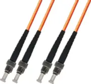 100M Multimode Duplex Fiber Optic Cable (62.5/125) ST-ST