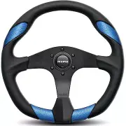 Momo Automotive QRK35BK0BU, One Quark Steering Wheel Polyurethane Blue Insert